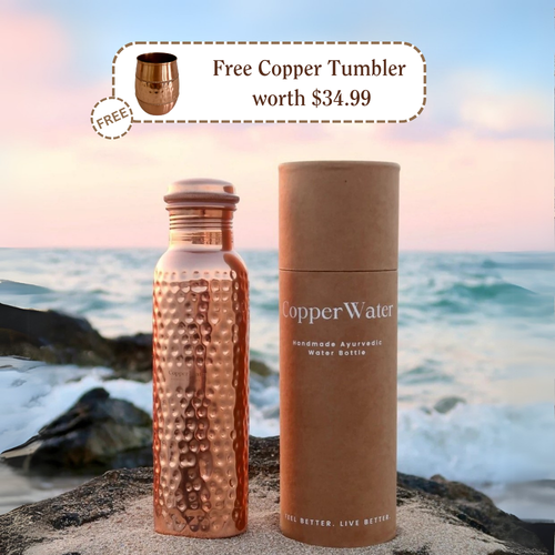 Himalayan Ayurvedic Pure Copper Bottle.